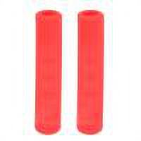 2 uds. Cubiertas de palanca de freno para patinete, Protector antideslizante para manillar (rojo)