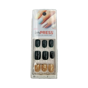 ImPRESS Press-on Nails Gel Manicure - French Manicure, On Fire ...
