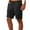 Black, variant on Chiccall Mens Cotton Linen Shorts 2025 Summer Fashion Casual Solid Drawstring Pockets Shorts