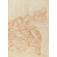 thumbnail image 3 of Italian 17th Century 11x14 Black Modern Framed Museum Art Print Titled - Madonna and Child with Saints John and Joseph (Recto) (17th Century), 3 of 5
