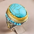 thumbnail image 2 of HOOUN 925 Silver Rings Women Turkish Handmade Ring Wedding Party Jewelry Size 6-10-#14-7, 2 of 4