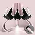 thumbnail image 1 of Vaidha Opposite Direction Folding Umbrella Reflective Stripe Windproof Fully Automatic Compact 10 Rib Travel Umbrella Diameter 41 Inch LED Clear Umbrella, 1 of 3