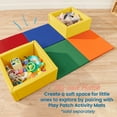 thumbnail image 5 of ECR4Kids SoftZone Play Patch Toy Bins, Beginner Playset, Yellow, 2-Pack, 5 of 9