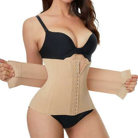 

Eleady Women Body Shaper suitable for any occasion Tummy Control Shapewear Underbust Sport Girdle Corsets Cincher for Workout(Beige Small)