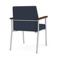 thumbnail image 3 of Mystic Reception Waiting Room Healthcare Guest Chair / Silver Steel / Blue, 3 of 5