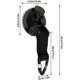 thumbnail image 5 of Suction Cup Hook, Portable Small Suction Cups, Camping Tool with Securing Hook Tie Down Car Camping Tie Down Suction Cup for Camping Tarps, 5 of 5