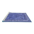 thumbnail image 2 of Ahgly Company Machine Washable Indoor Square Animal Blue Traditional Area Rugs, 3' Square, 2 of 4