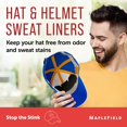 thumbnail image 2 of Maplefield Forros desechables de 3 capas para sudor para gorra y casco, 2 of 9