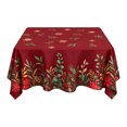 thumbnail image 2 of Christmas Round Tablecloth,Festive Xmas Table Cover,Decorative Round Cloth for Holiday Dining Party Kitchen Home Decor,59.8"(F), 2 of 6