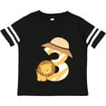 thumbnail image 3 of Inktastic 3rd Birthday Jungle Safari Lion 3 Year Old Boys or Girls Toddler T-Shirt, 3 of 5