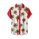 thumbnail image 1 of Summer New Men's Printed Slim Fit Shirt Large Fashion Casual Short Sleeve Shirt Men2XL, 1 of 4