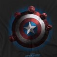 thumbnail image 3 of Captain America : Brave New World T-Shirt Homme Rouge Hulk Shield, 3 of 6