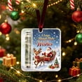 thumbnail image 4 of Christmas Cash Gift Cash Holder Ornament, Crystal Clear Xmas Tree Hanging Decoration, Unique Money Stocking Stuffer Gift Decor for Family Friends Visitors Christmas Party Supplies (34), 4 of 6