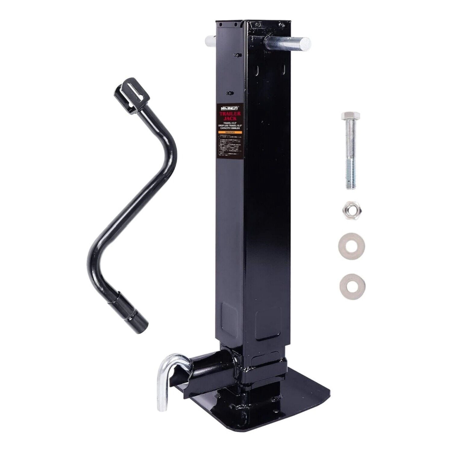YEOPGYEON Heavy-Duty 12000lbs Capacity Trailer Jack Welded-on Trailer Tongue Jack Height Adjustable