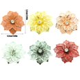 thumbnail image 2 of De Servilleteros De Metal Con Flor, Servilleteros Brillantes, Servilleteros Florales Para El Hogar, Anillos Para El Hogar, Boda, Fiesta, Banquete, Decoración Scienceny HA035399-00, 2 of 6
