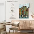 thumbnail image 5 of Elephant Stock Old Town Port I Wall Art - Vertical Canvas Wall Art - Living Room Wall Decor - Transportation Canvas - Brown And Blue Decor By Silvia Vassileva - 8" x 12", 5 of 8