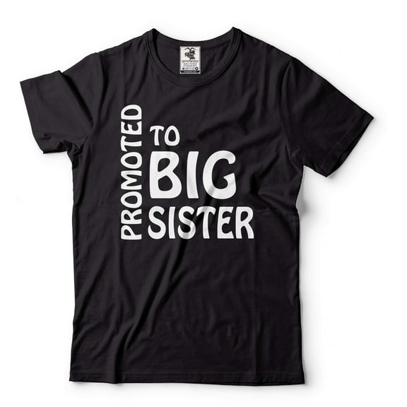 Promoted To Big Sister Tee Big Sister Announcement Shirt Sister Shirt Pregnancy Announcement Tee