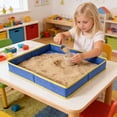 thumbnail image 4 of Plateau de Bac à Sable en Créatine Bac à Sable en Polyester Plateau Réutilisable pour Enfants Bleu, 4 of 6