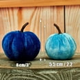 thumbnail image 4 of Simulation Flannel Pumpkin Decoration Halloween Colorful Cloth Pumpkin Decor Champagne, 4 of 8