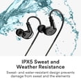 thumbnail image 4 of MEE audio M6 Sport USB-C Wired Earbuds with Memory Wire Earhooks, Headset with Mic & 3-Button Remote for iPhone 16, iPad, Other USB Type C Devices; in Ear Headphones for Running/Gym/Workouts, Black, 4 of 5