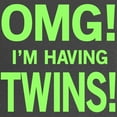 thumbnail image 2 of CafePress - OMG! Im Having Twins! Maternity Dark T Shirt - Maternity Dark T-Shirt, 2 of 3