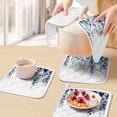 thumbnail image 5 of Blue Eucalyptus Pot Holders for Kitchen Heatproof Potholder, 5 Pack Weeping Botanical Leaf Watercolor Hot Pads Multipurpose Oven Pads Cloth Potholders Trivet for Cooking Baking, 5 of 8