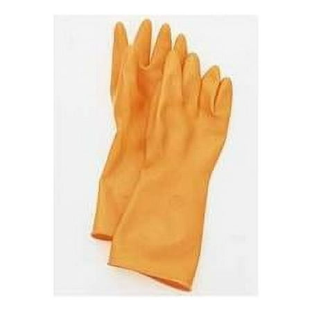 

North Safety 068-AK1815-O-11 11 in. Acid Alkali Latex Cleanroom Gloves Orange
