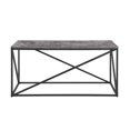 thumbnail image 5 of 40" Modern Geometric Coffee Table - Dark Concrete, 5 of 5
