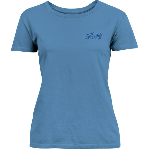 Salt Life - Salt Life Women's Signature Pineapple T-Shirt - Walmart.com ...