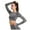 Dark Gray, variant on Womens T Shirts Women's Long Sleeve Yoga Tops Breathable Workout Shirts High Intensity Fitness Racerback Sports Bras For Outdoor Running Gym Exercise