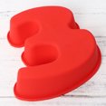 thumbnail image 2 of UPGRATOR 9 Pcs Moule en Silicone Matériau Certifié Rouge Numéro 0-8 Forme Antiadhésive Réutilisable Compatible Four Moule à Pâtisserie, 2 of 7