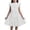White, variant on REDARER Girls' Ruffle Sleeve Tiered Dress with Tie Belt Elegant Chiffon A-Line Party Dress,8-9 Years