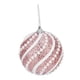 thumbnail image 2 of Bolas colgantes navideñas de 8 cm, ligeras y con lentejuelas brillantes para Navidad. Rosado, 2 of 9
