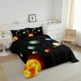 thumbnail image 2 of Solar System Bedding Set King Size Outer Space Comforter Set Universe Themed Decor Bedding Comforter Sets for Teens Galaxy Planet Duvet Insert Space Theme Quilt With 2 Pillowcases, 2 of 5