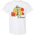 thumbnail image 3 of Inktastic Retro Hula Girl T-Shirt, 3 of 5
