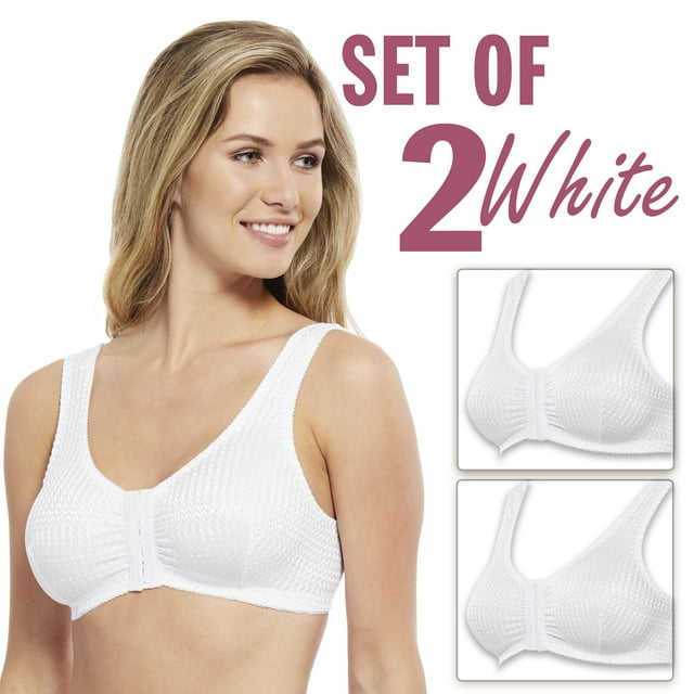 Ensemble de 2 - Soutien-Gorge de Confort Full Freedom - Blanc - Taille - 34