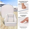 thumbnail image 3 of Pinypikaka Pontoon Boat Seat, Captains Bucket Boat Seat, Back Folding Boat, Boat Cabin Seating, 3 of 7
