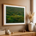 thumbnail image 4 of Sunset View, Pilot Mountain 01 - Pilot Mountain North Carolina Photography Oak Framed Wall Art Print 20 x 30 inches, 4 of 6