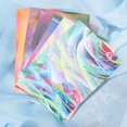 thumbnail image 4 of 6 unids/set multicolor llama de fuego hueco arte de uñas autoadhesivo pegatina decoración de manicura, 4 of 11