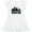 AA-White, variant on Inktastic Houston Skyline Grunge Girls Toddler Dress