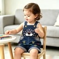 thumbnail image 6 of Abomasnow Boy Girl Jean Overalls Toddler 3D Graphic Denim Jumpsuit 9 Month-3 Years, 6 of 6