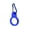 Royal Blue, variant on YIFAEUX Silicone Water Bottle Carrier Ring with Metal Keychain Clip Compact Portable Sports Kettle Holder Buckle Camping Supplies