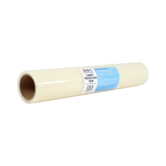 BISupply | Plastic Carpet Protector Film 24” In x 200’ Ft Plastic Carpet Protector