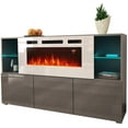 thumbnail image 6 of Komi WH03 Electric Fireplace Modern 63" Sideboard, 6 of 8