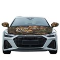 thumbnail image 2 of Yuyamidu Tiger Side View Mirror Cover for Car Sedan Camo Hunting Exterior Rear View Accessories American Flag Auto Hood Cover Protector Washable Car Bonnet Banner, 4th of July Decorations, 2 of 7