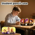 thumbnail image 4 of Kpop Demon Hunters Large Pencil Case with Zipper 8.3" Storage Pen Bag Organizer Stationery, Portable Makeup Bag Best Cute Xmas Collectible Birthday Gift, 4 of 5