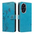 thumbnail image 5 of Case For Honor 200 5g High Quality Leather With Hand Strap Wallet Phone Case Embossed Butterfly And Card Slot, 5 of 5