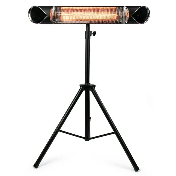 Briza Patio Heater, Large Infrared Patio Heater for Indoor and Outdoor use, 1500Watt, Mount to