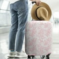 thumbnail image 3 of Travel Luggage Cover Suitcase Protector Fits 18-32 Inch Luggage Wheel Covers Patterned Travel Related Items Flower Luggage Protector Elastic Luggage Anti-scratch Suitcase Cover S, 3 of 6