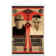 Cobra Kai - Versus Wall Poster with Wooden Magnetic Frame, 22.375" x 34"